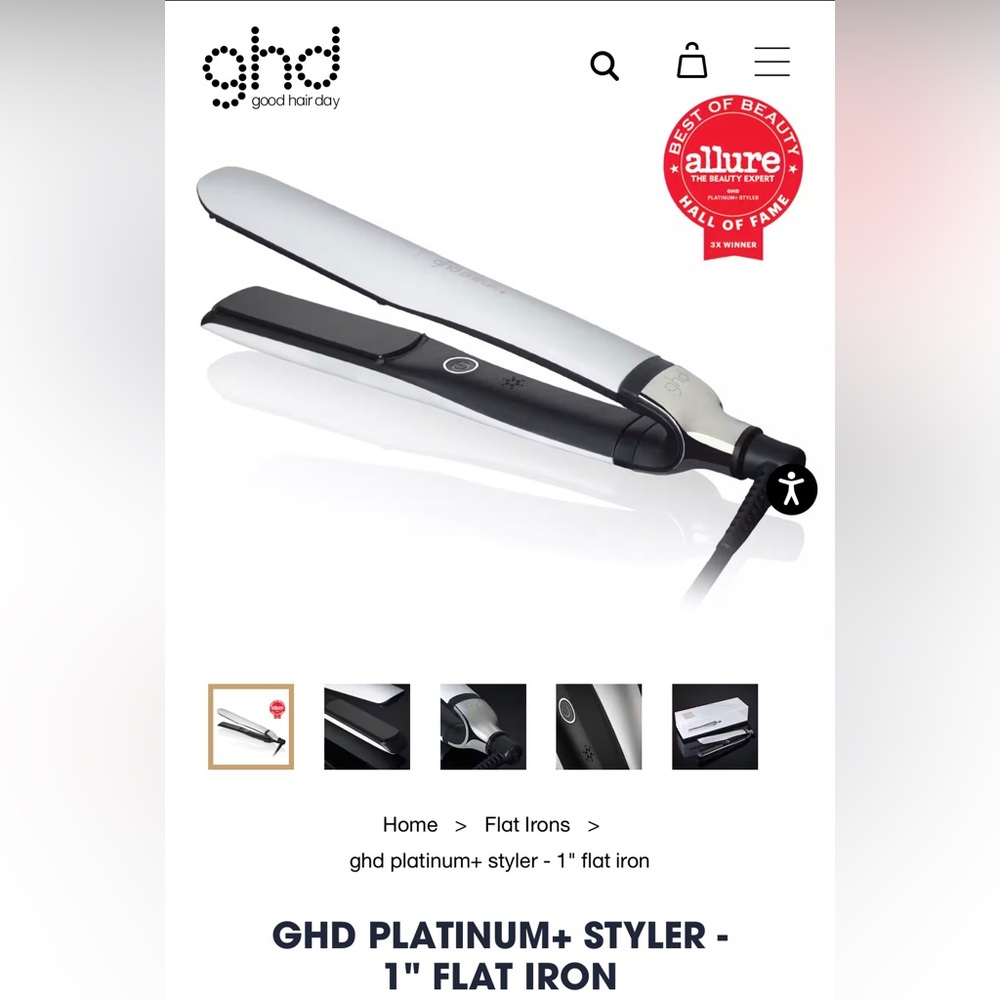 GHD Platinum+ Styler 1"Flat Iron